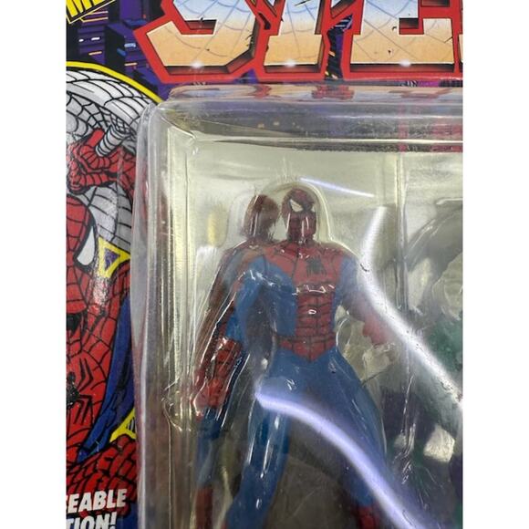 NEW Toy Biz Vulture Vs Spider-Man Web of Steel Die Cast Mini Action Figure - Picture 2 of 7